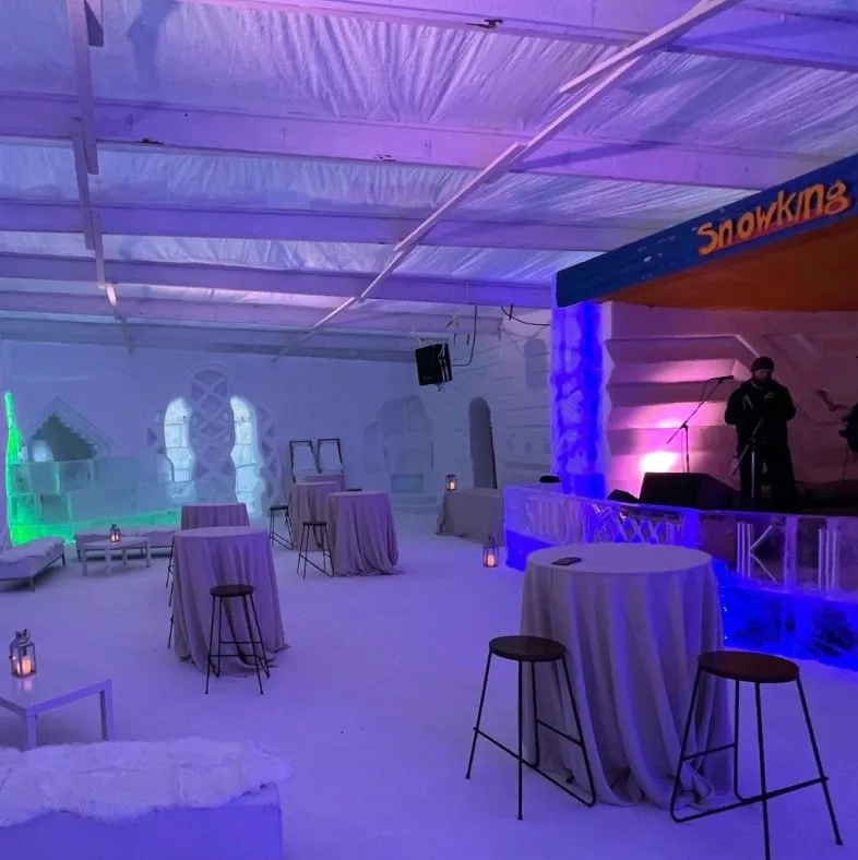 Event indoor setup